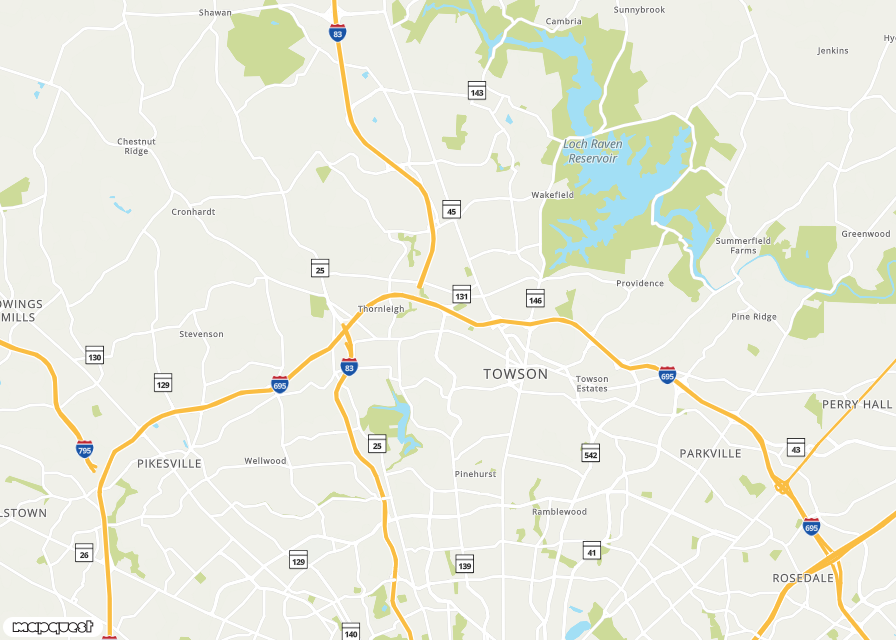 Approximate office location for Jennifer McMillan, LCPC